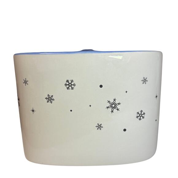 ZRike Rudolph & Bumble Ceramic Bathroom Set – Toothbrush Holder & Jar - Picture 4 of 11